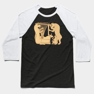 Sumerian animals playing the Lyres Baseball T-Shirt